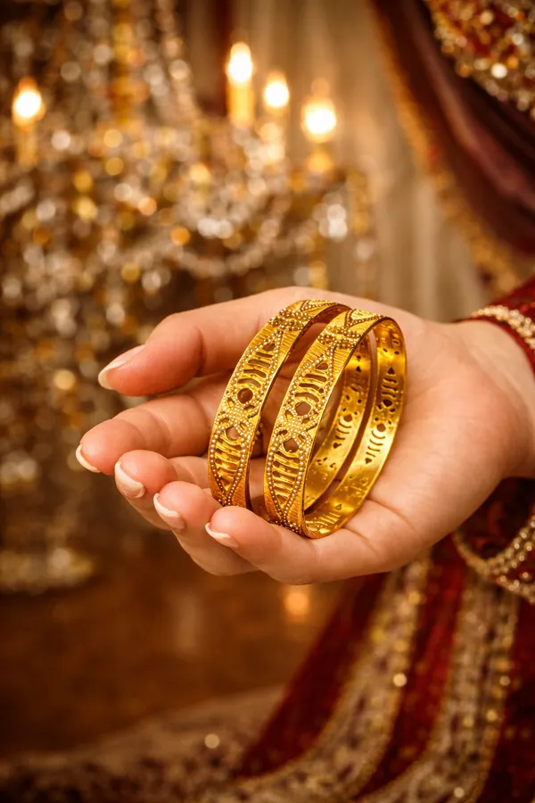 Gold_Plated_Designer_Bangles_Set_of_2_For_Women