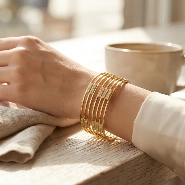 Gold_Plated_Designer_Bangles_Set_For_Women