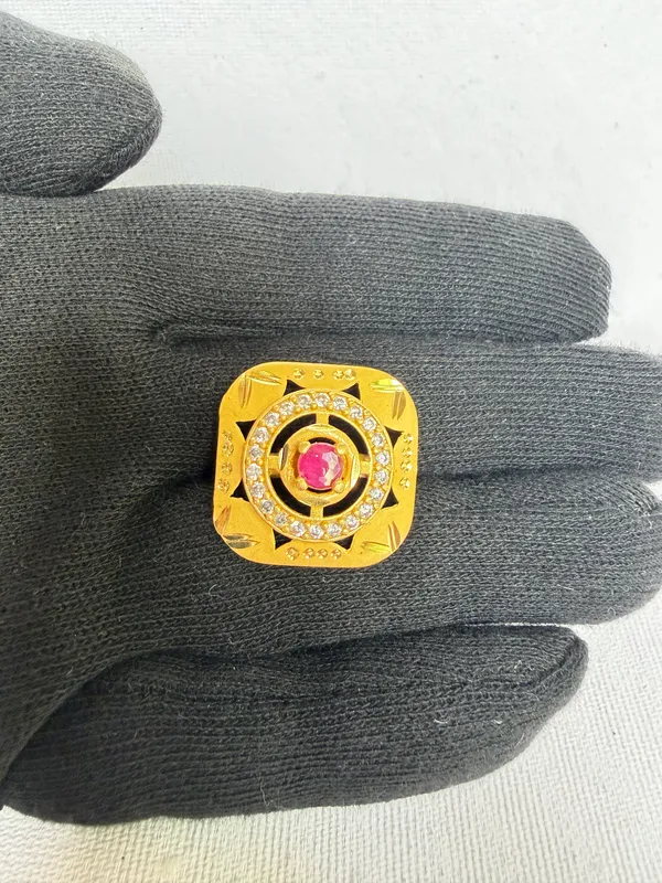 Elegant_Gold_Plated_Ruby_and_Diamond_Ring_For_Women