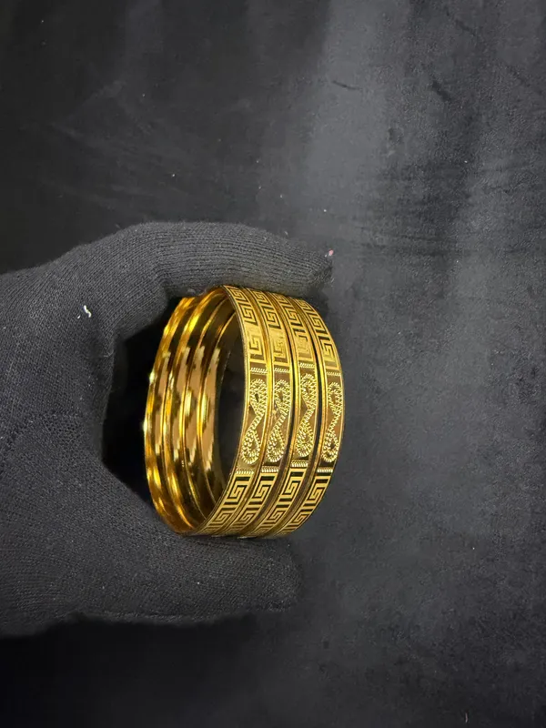 Gold_Plated_Layered_Bangle_Set_for_Women_For_Women