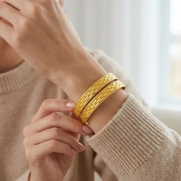 Traditional_Gold_Toned_Kada_with_Textured_Design_Bracelet__For_Women