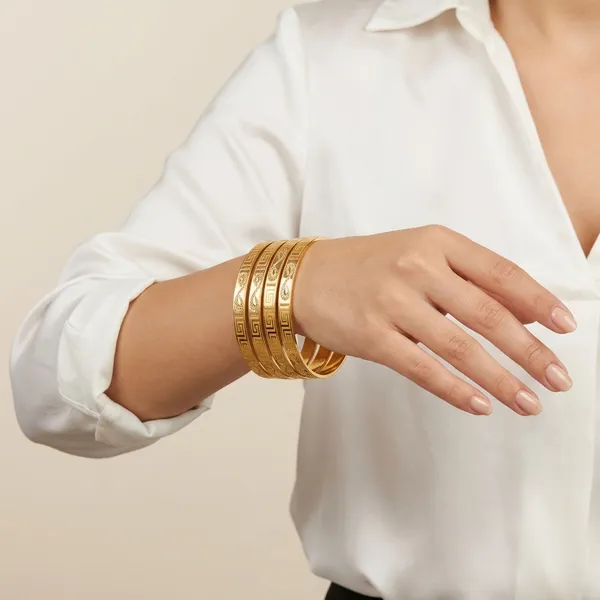 Gold_Plated_Layered_Bangle_Set_for_Women_For_Women