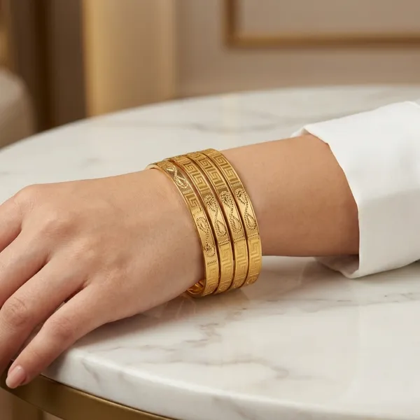 Gold_Plated_Layered_Bangle_Set_for_Women_For_Women