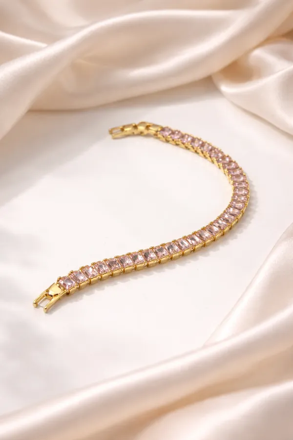 Blush_Radiance_Tennis_Bracelet_For_Women