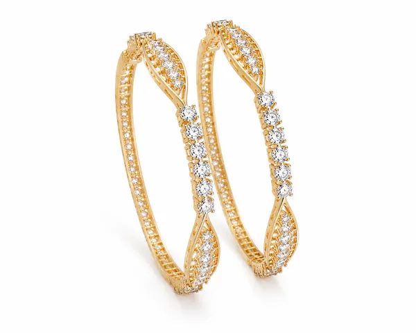 Celestia_Luxe_Leaf_Solitaire_Bangles