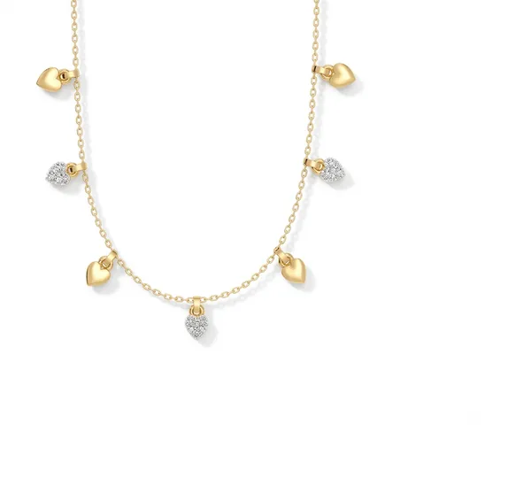 Disigo_Crystal_&_Gold_Heart_Dangle_Necklace
