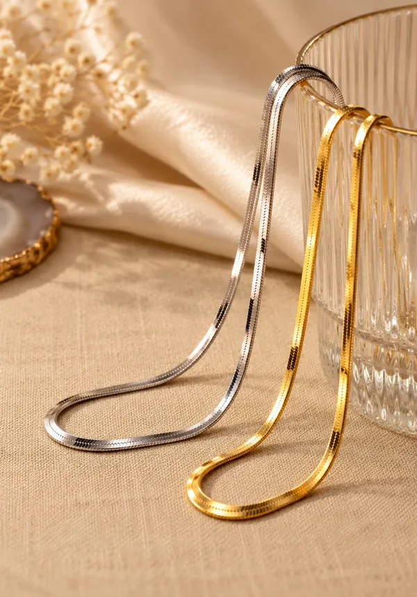 Dual-Tone_Luxe_Herringbone_Chain_Combo_–_Gold_&_Silver