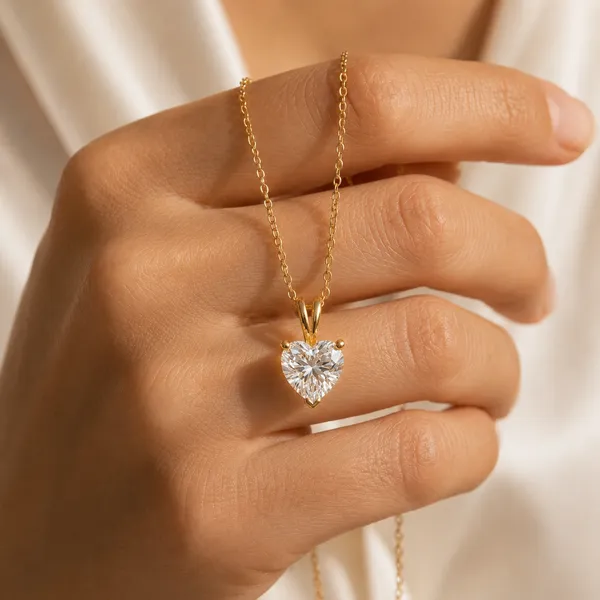 Gold_Plated_Heart_Solitaire_Pendant_Necklace