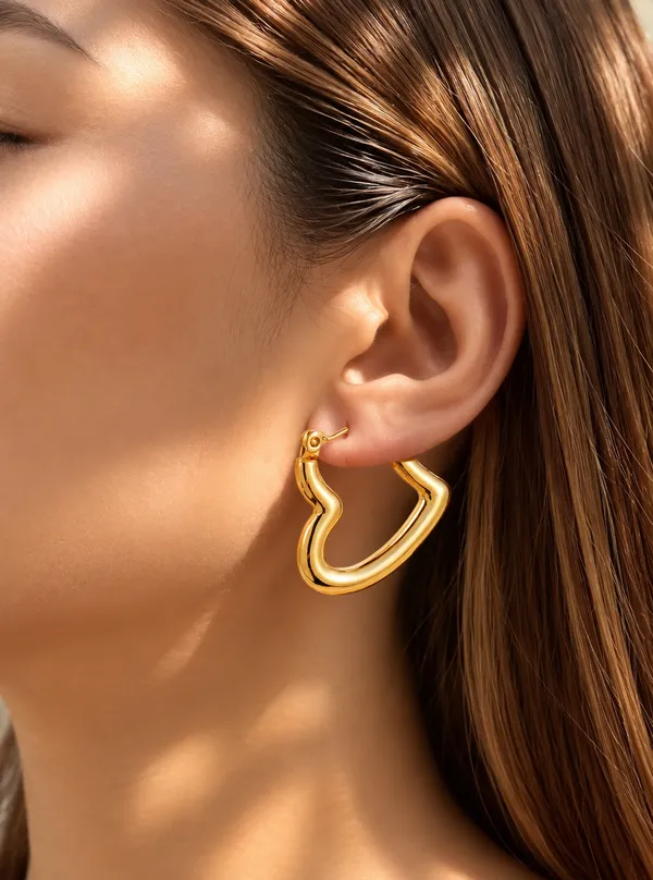 Luxe_Sculpted_Heart_Gold_Hoops