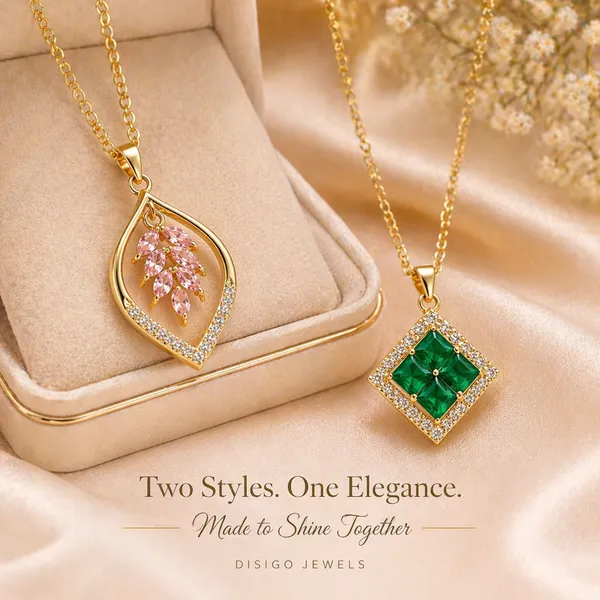 Luxury_Dual_Pendant_Necklace_Combo_|_Gold_Plated_Zircon_Statement_Chain_Set_for_Women