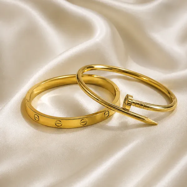 Luxury_Gold_Nail_&_Screw_Design_Bracelet_Set_–_2_Piece