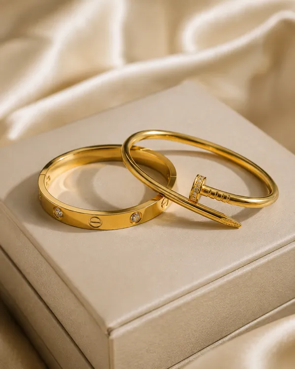 Luxury_Gold_Nail_&_Screw_Design_Bracelet_Set_–_2_Piece