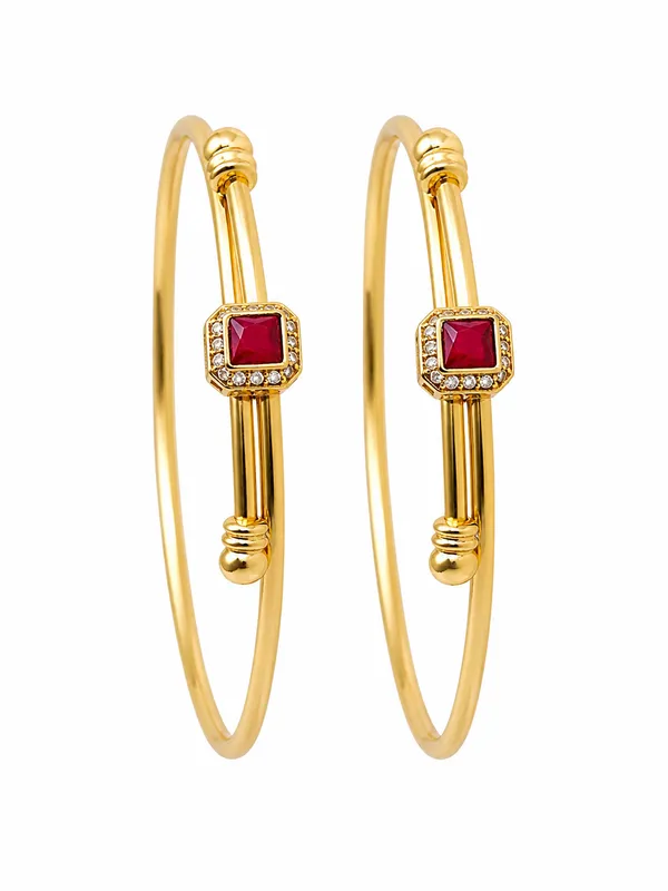 Royal_Ruby_Stone_Gold_Finish_Openable_Bangles_(Set_of_2)