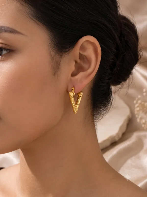 Veyra_Luxe_Textured_V-Hoop_Earrings