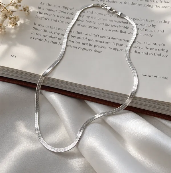 Veyron_Men’s_Italian_Silver_Herringbone_Chain