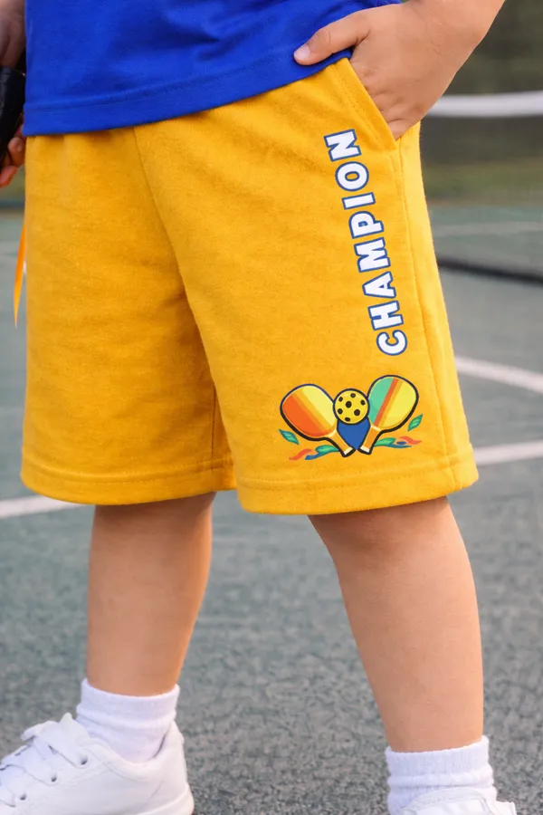 Pickleball_Champion_Kids_Sports_Outfit_-_Blue_T-Shirt_&_Yellow_Shorts_Set