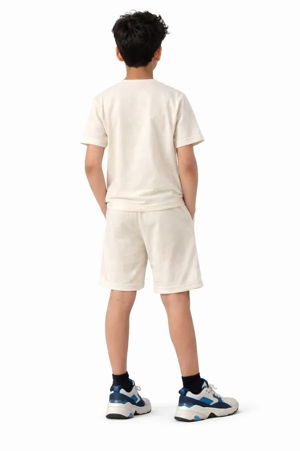 Boys_white_Printed_T-Shirt_And_Shorts_Set