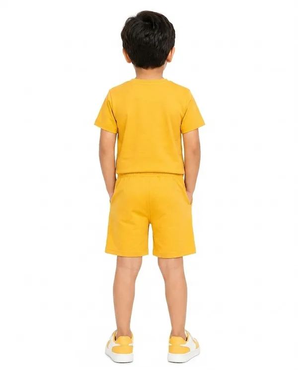 Boys_Mustard_Yellow_Roll_On_Panda_Skateboard_Print_T-Shirt_And_Shorts_Set