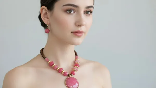Pink_Artisan_Bead_Cascade_Set_Pink_For_Women