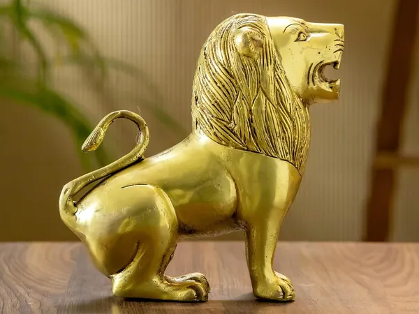 Gold_Brass_Lion_Showpiece_For_Home_Decor