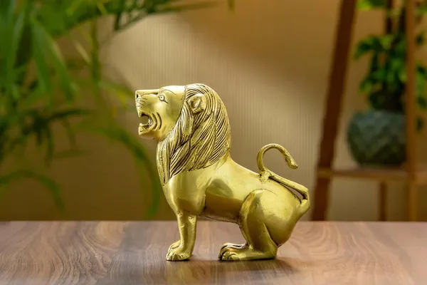 Gold_Brass_Lion_Showpiece_For_Home_Decor