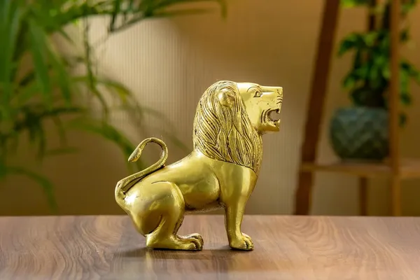 Gold_Brass_Lion_Showpiece_For_Home_Decor