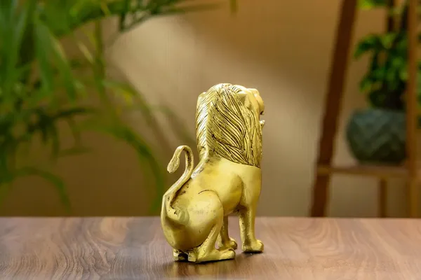 Gold_Brass_Lion_Showpiece_For_Home_Decor