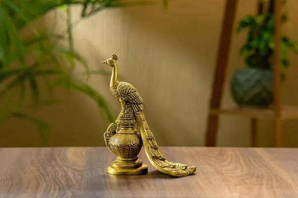 Gold_Brass_Peacock_Showpiece_For_Pooja