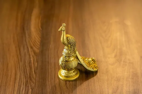 Gold_Brass_Peacock_Showpiece_For_Pooja