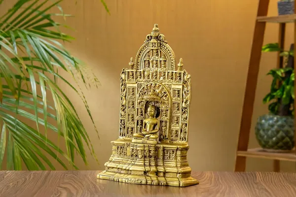 Gold_Brass_Mahavir_Swami_Statue_For_Spiritual_Decor