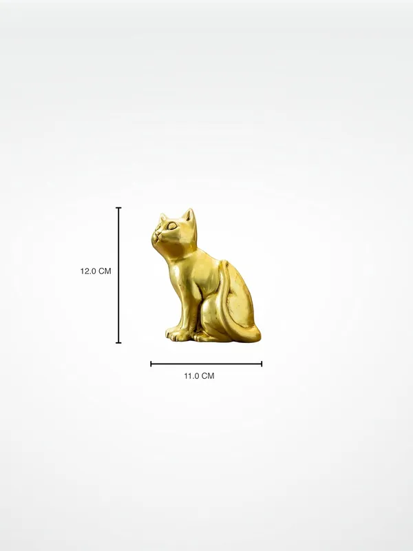 Gold_Brass_Cat_Showpiece_For_Home_Decor