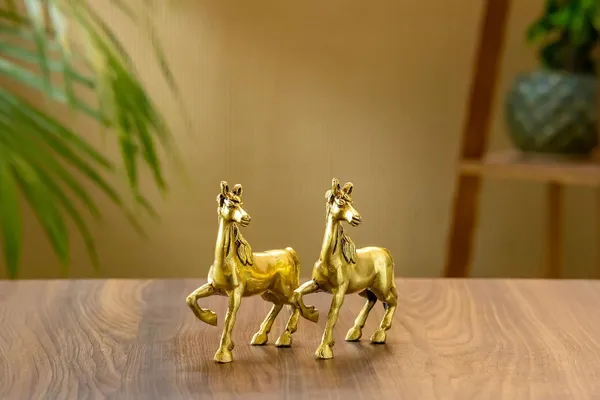 Gold_Brass_Horse_Showpiece_For_Home_Decor