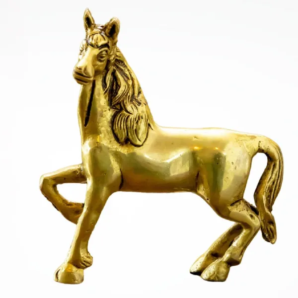 Gold_Brass_Horse_Showpiece_For_Home_Decor