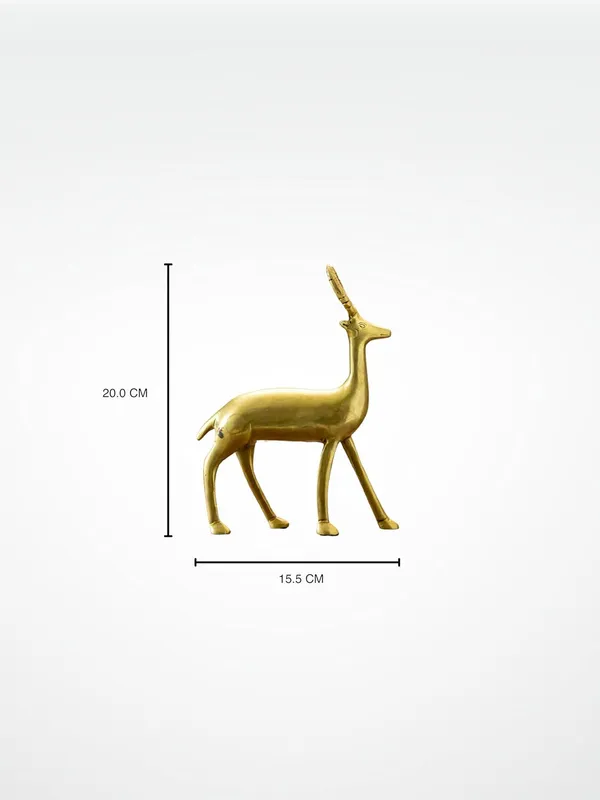 Gold_Brass_Deer_Showpiece_For_Home_Decor