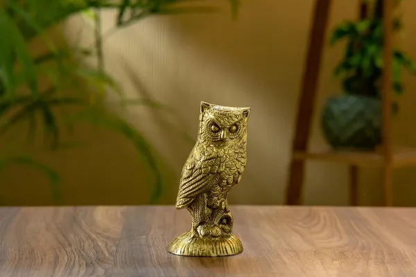 Gold_Brass_Owl_Showpiece_For_Home_Decor