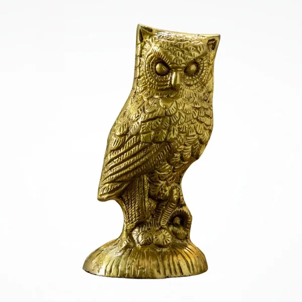 Gold_Brass_Owl_Showpiece_For_Home_Decor