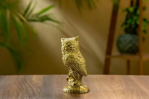 Gold_Brass_Owl_Showpiece_For_Home_Decor