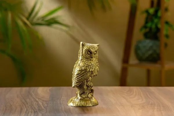 Gold_Brass_Owl_Showpiece_For_Home_Decor
