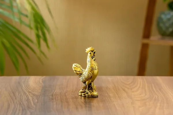 Gold_Brass_Rooster_Showpiece_For_Home_Decor