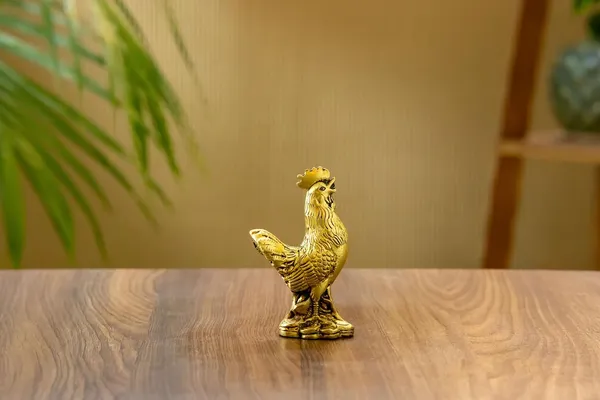 Gold_Brass_Rooster_Showpiece_For_Home_Decor