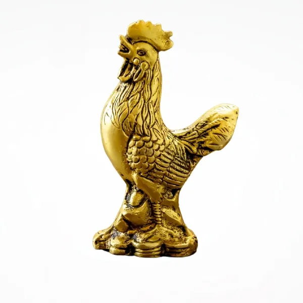 Gold_Brass_Rooster_Showpiece_For_Home_Decor