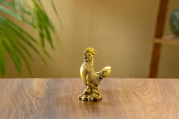 Gold_Brass_Rooster_Showpiece_For_Home_Decor