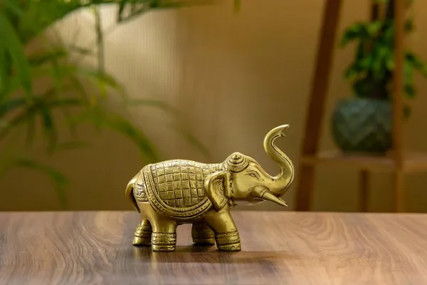 Gold_Brass_Elephant_Showpiece_For_Home_Decor
