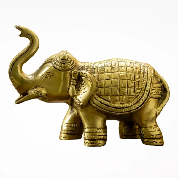 Gold_Brass_Elephant_Showpiece_For_Home_Decor