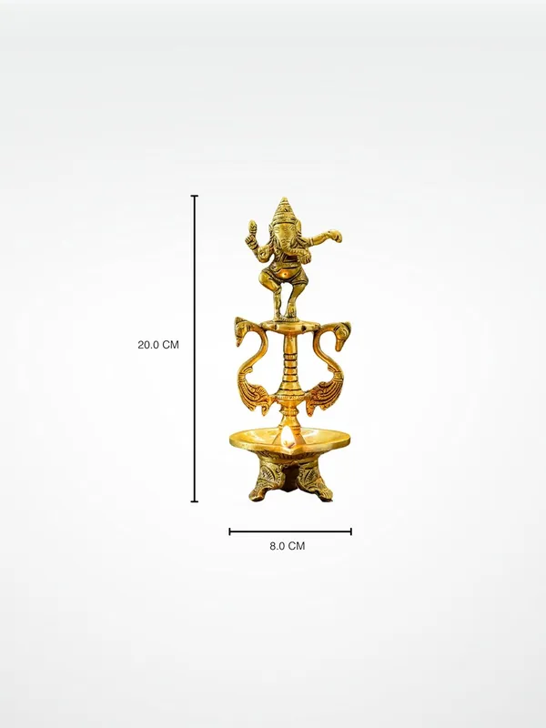 Gold_Brass_Ganesh_Diya_For_Home_Decor