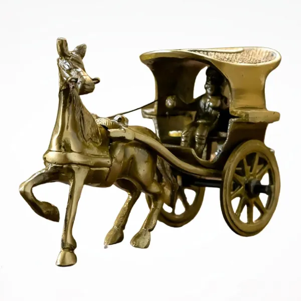 Gold_Brass_Horse_Cart_Showpiece_For_Home_Decor