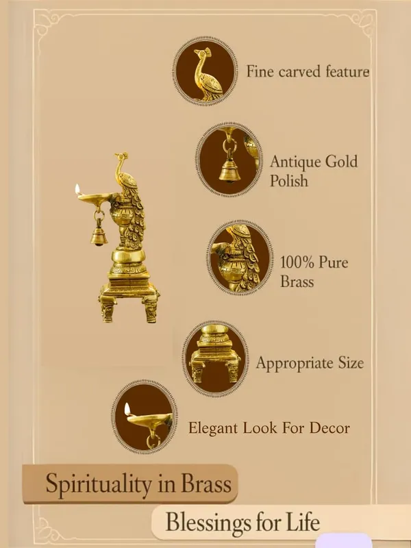 Gold_Brass_Peacock_Diya_For_Pooja_Decor