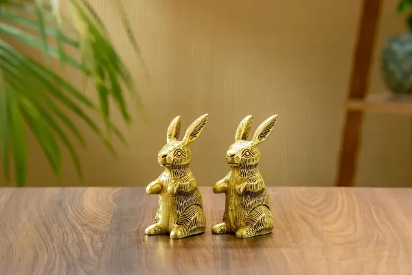 Gold_Brass_Rabbit_Showpiece_For_Home_Decor