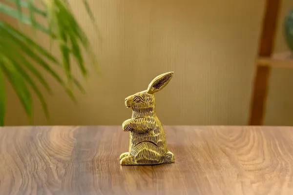 Gold_Brass_Rabbit_Showpiece_For_Home_Decor