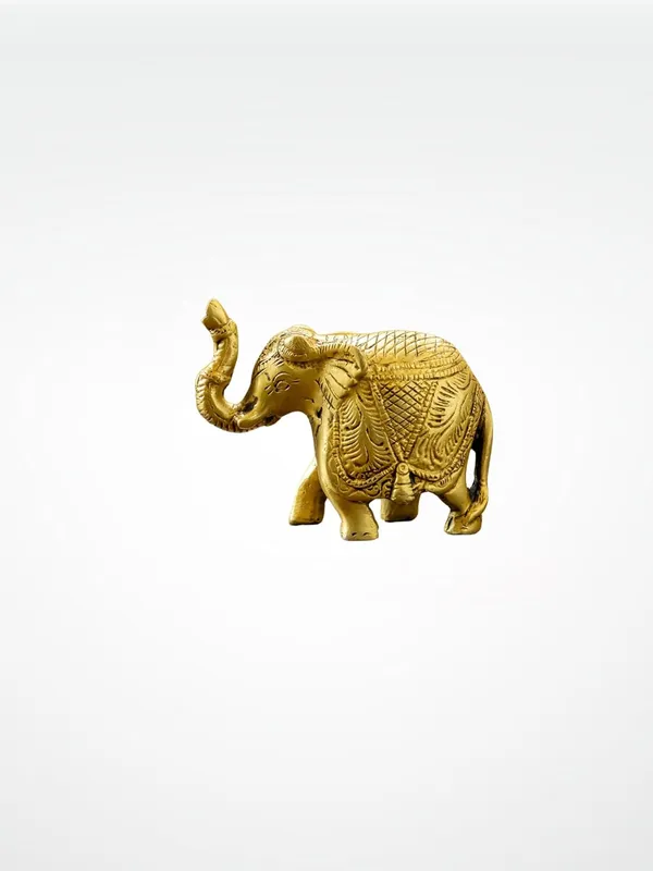 Gold_Brass_Elephant_Showpiece_For_Home_Decor